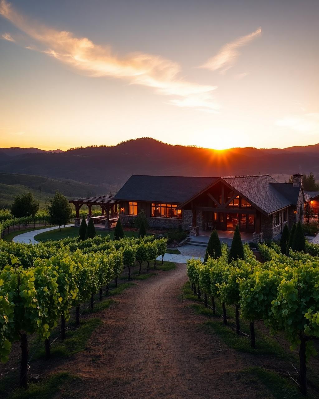 Vineyard estate in El Dorado County